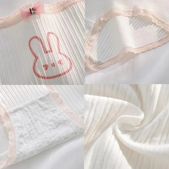 شورت زنانه کبریتی طرح عروسکی تمام نخ، شورت فانتزی راحت و خنک