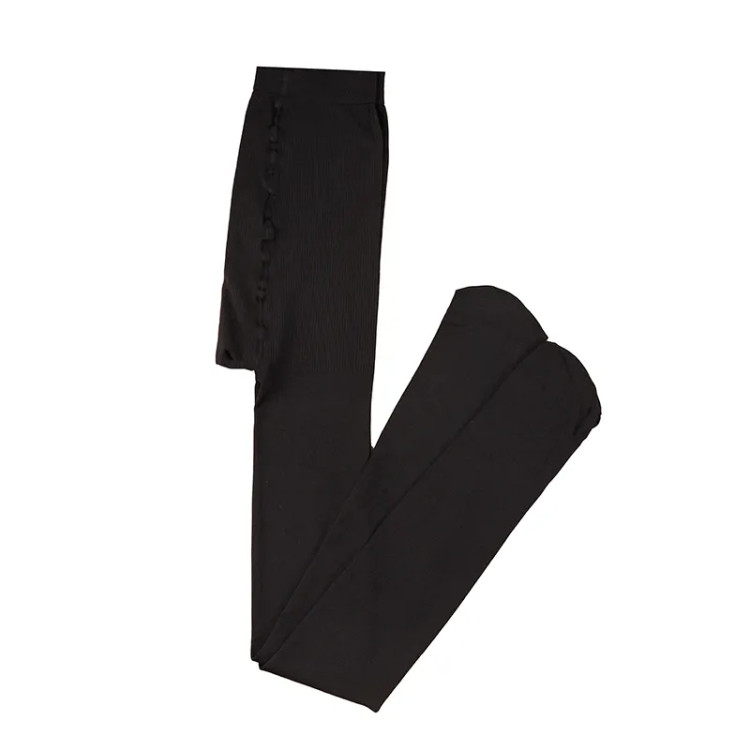 جوراب شلواری زنانه فری سایز طرح کبریتی مناسب سایز 2XL تا 5XL