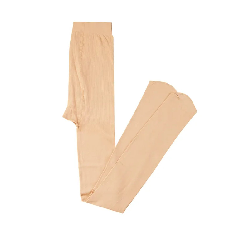 جوراب شلواری زنانه فری سایز طرح کبریتی مناسب سایز 2XL تا 5XL