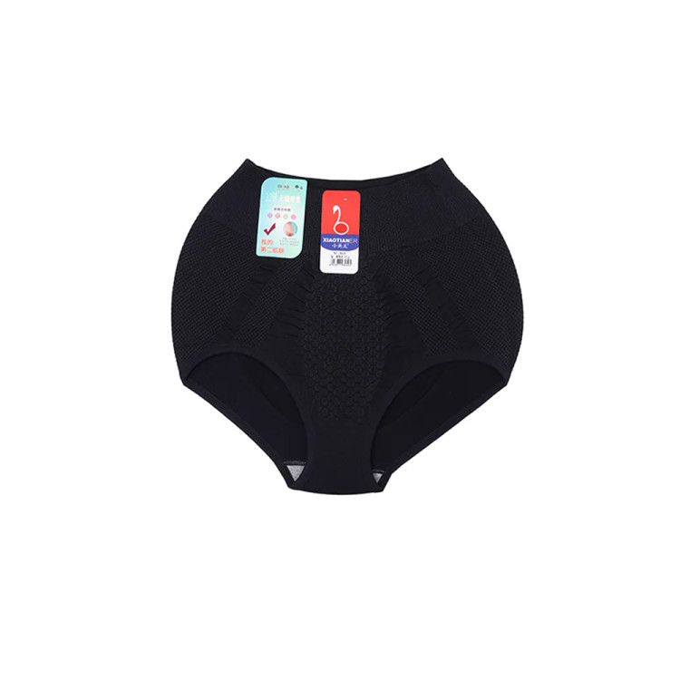 شورت گنی زنانه مدل اسلیپ طرح دار کمر بلند