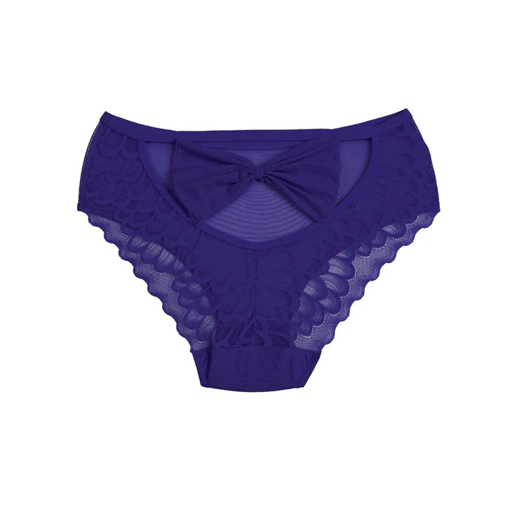 شورت زنانه اسلیپ گیپور طرح پاپیون فری سایز | لباس زیر زنانه شیک