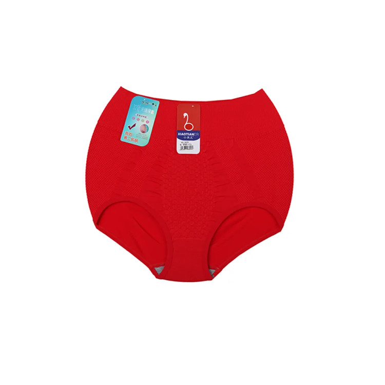 شورت گنی زنانه مدل اسلیپ طرح دار کمر بلند