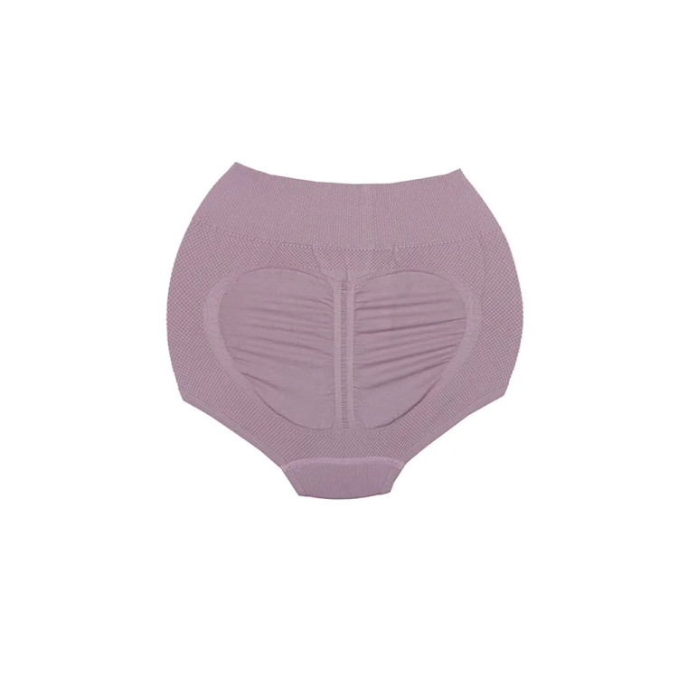 شورت گنی زنانه مدل اسلیپ طرح دار کمر بلند