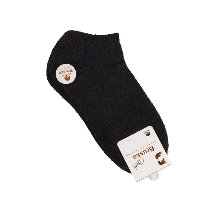 جوراب پشمی موهر زنانه فری سایز مشکی | مناسب سایز 36 تا 41