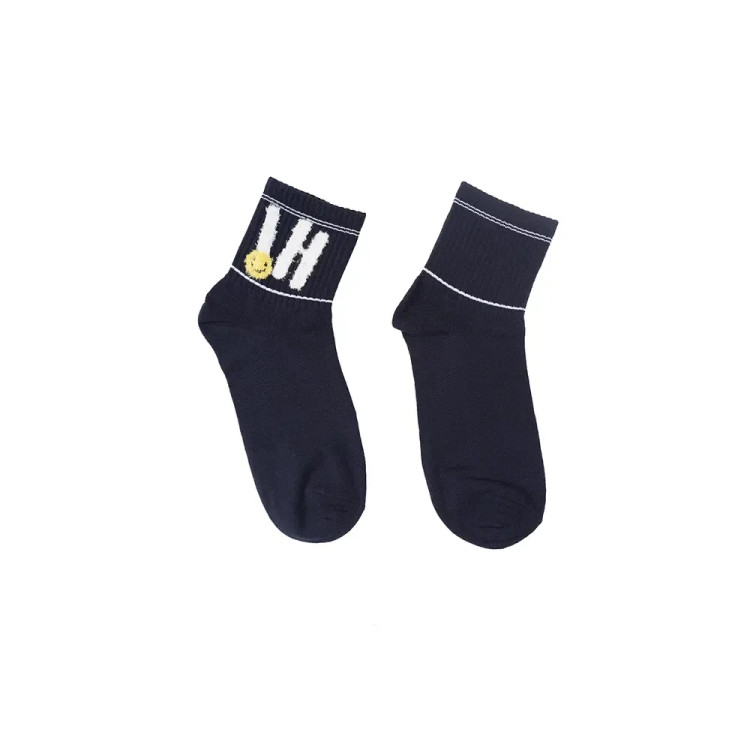 جوراب نخی زنانه طرح HI و ایموجی - فری سایز 36 تا 41