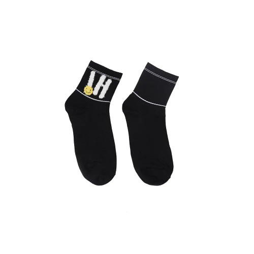 جوراب نخی زنانه طرح HI و ایموجی - فری سایز 36 تا 41