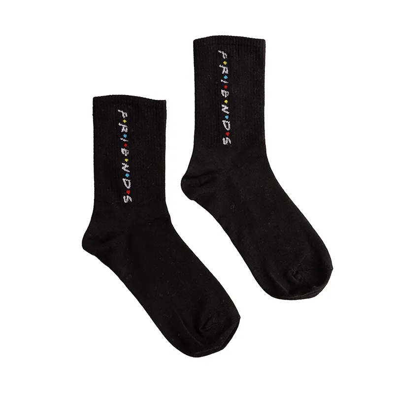 جوراب نخی فریز سایز زنانه طرح فرندز (Friends) مناسب سایز 36 تا 41