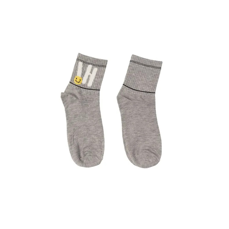 جوراب نخی زنانه طرح HI و ایموجی - فری سایز 36 تا 41