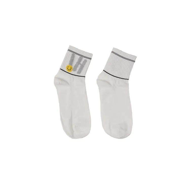 جوراب نخی زنانه طرح HI و ایموجی - فری سایز 36 تا 41