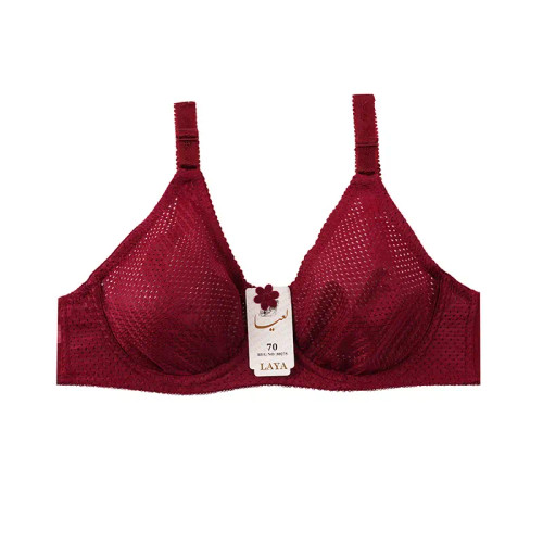 سوتین زنانه سوزنی فنردار پرسی کاپ B مناسب لباس تنگ و فصل گرم