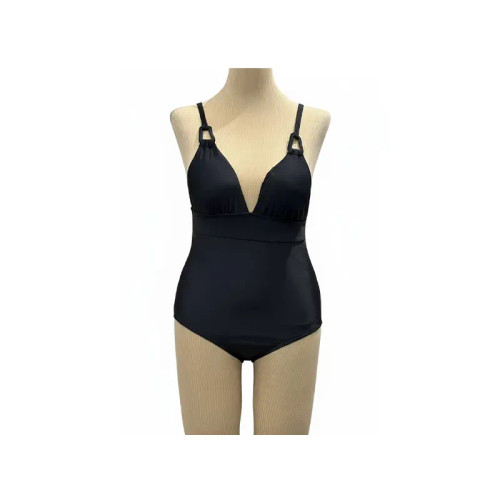 مایو زنانه یک تکه کاپ دار طرح اسلیپ جنس استرج