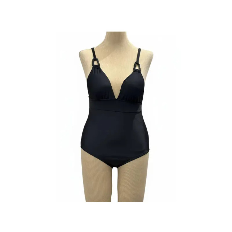 مایو زنانه یک تکه کاپ دار طرح اسلیپ جنس استرج