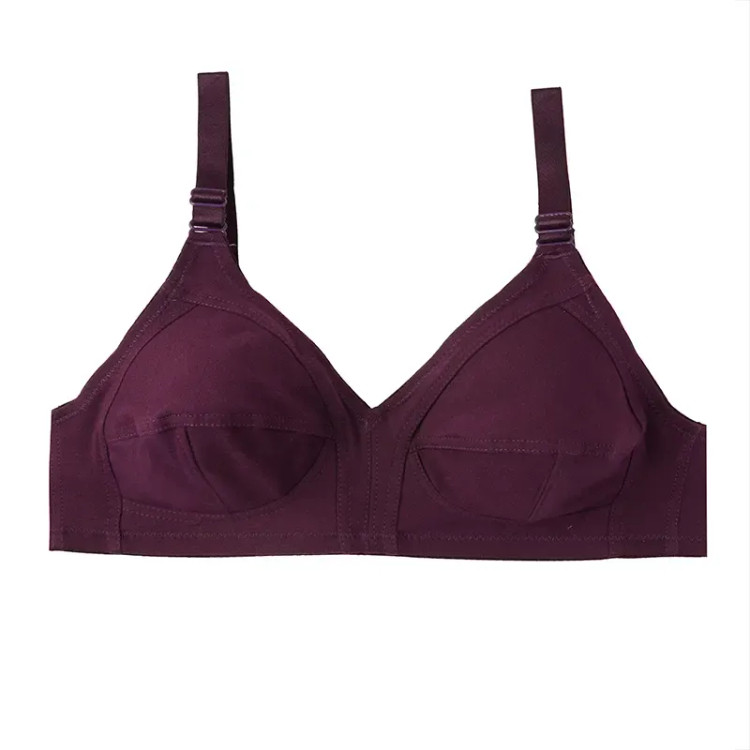 سوتین نخی زنانه بدون فنر مدل روزمره و راحت | سایزبندی کامل