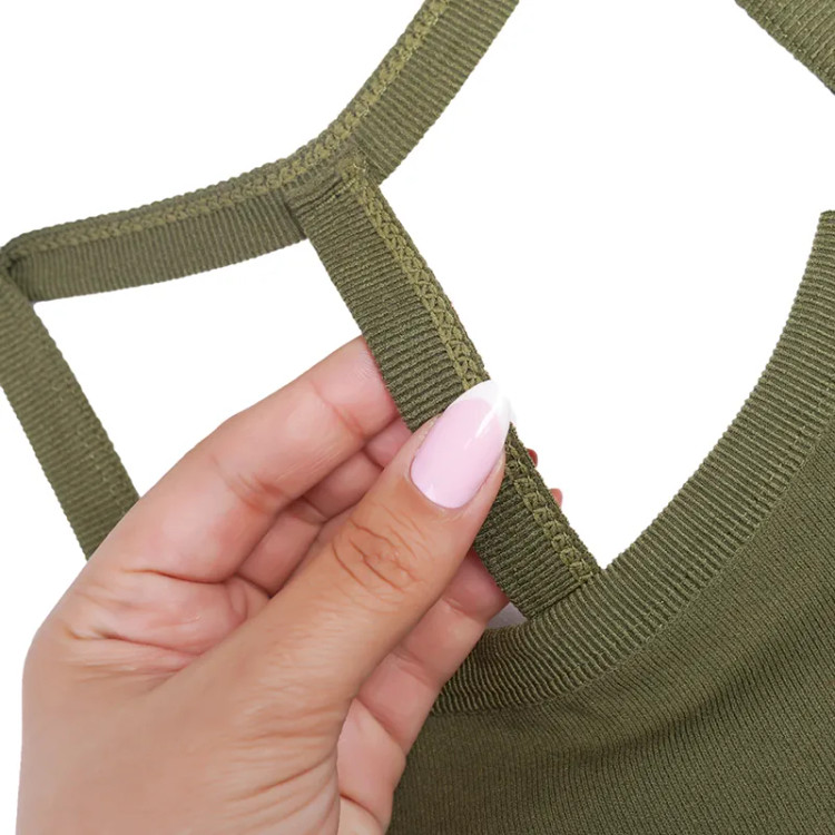 تاپ بندی کبریتی زنانه کاپ دار فنری سایز آزاد