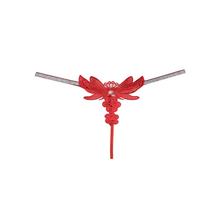 شورت لامبادا فانتزی طرح پروانه و گل با مروارید و نگین زنانه