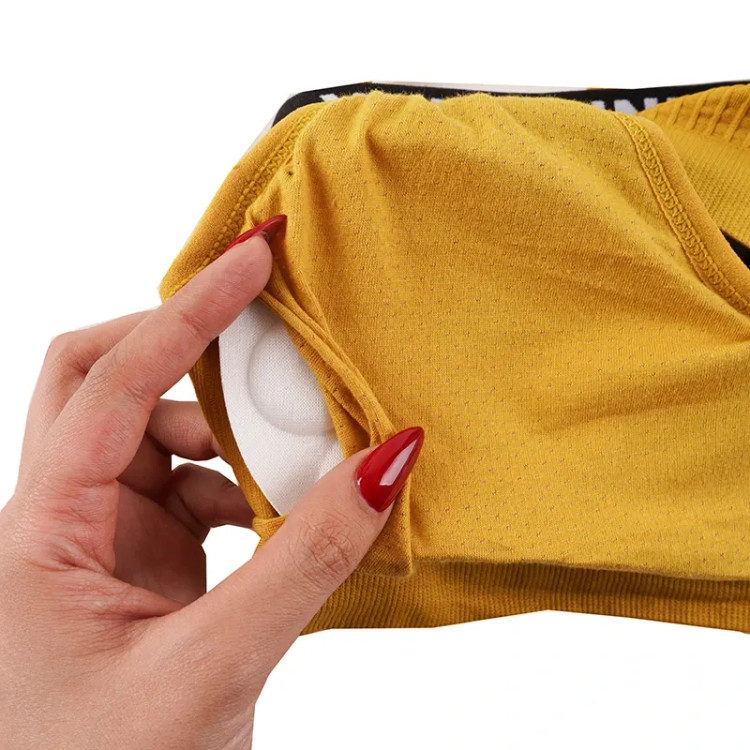 سوتین ورزشی زنانه کاپدار نخ و پنبه کبریتی طرح Pink سایز فری