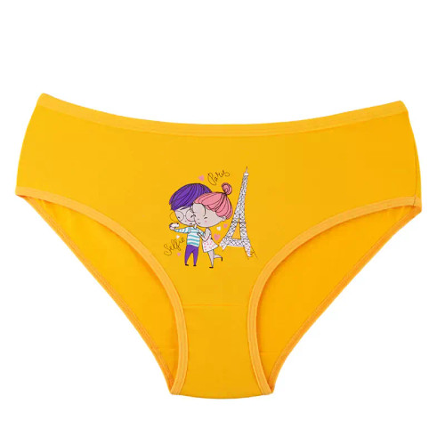 شورت زنانه طرح فانتزی نخ پنبه مدل اسلیپ | سایزبندی کامل