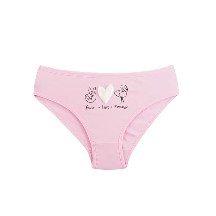 شورت اسلیپ نخی زنانه طرح فلامینگو Free Size