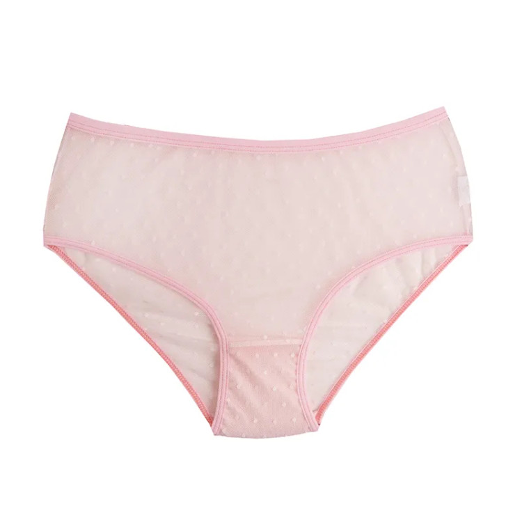 شورت زنانه اسلیپ طرح خالدار جنس تور سایز XL