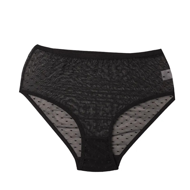 شورت زنانه اسلیپ طرح خالدار جنس تور سایز XL