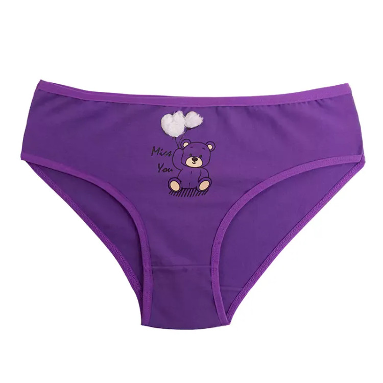 شورت نخی زنانه طرح خرس با بادکنک - مدل اسلیپ - سایز فری