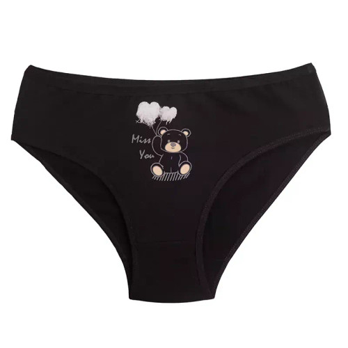 شورت نخی زنانه طرح خرس با بادکنک - مدل اسلیپ - سایز فری