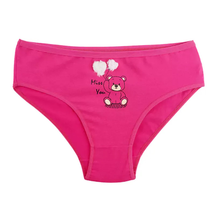 شورت نخی زنانه طرح خرس با بادکنک - مدل اسلیپ - سایز فری