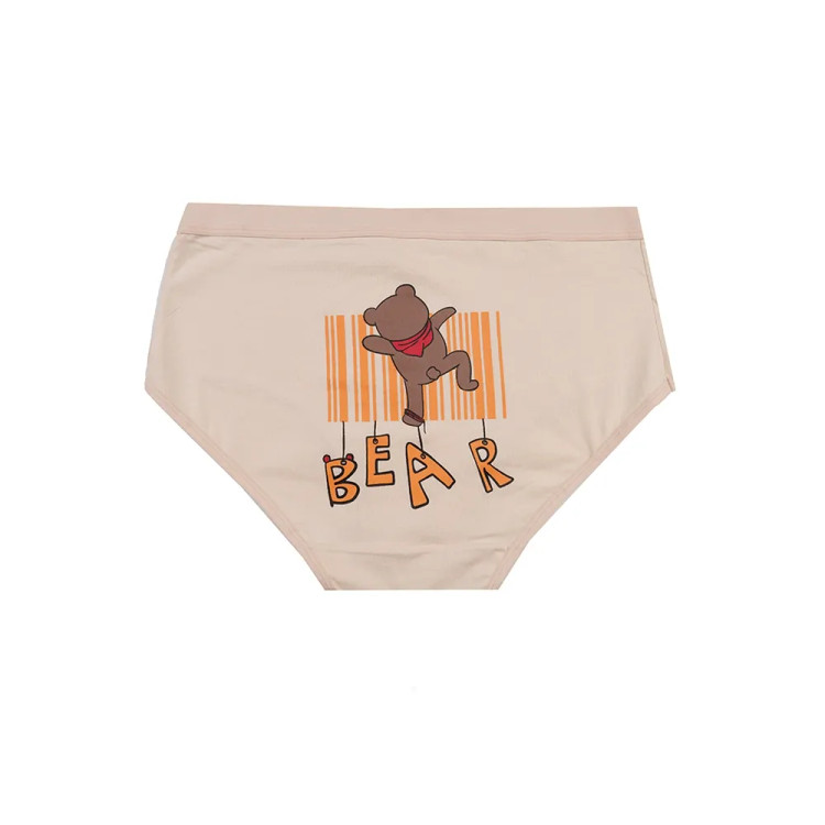 شورت نخی زنانه طرح خرس سایز 2XL مدل اسلیپ