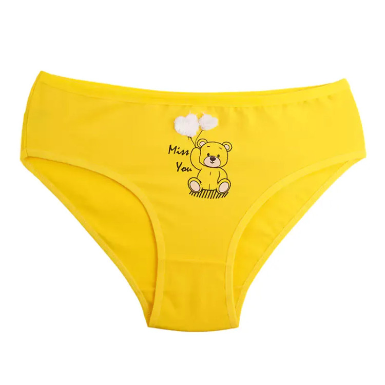 شورت نخی زنانه طرح خرس با بادکنک - مدل اسلیپ - سایز فری