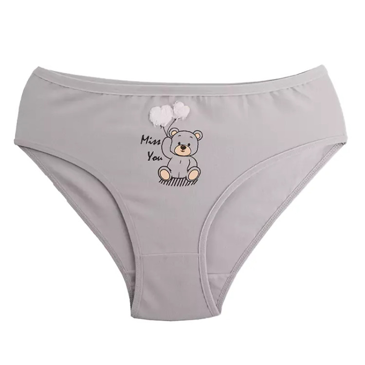 شورت نخی زنانه طرح خرس با بادکنک - مدل اسلیپ - سایز فری