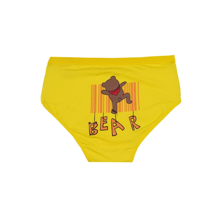 شورت نخی زنانه طرح خرس سایز 2XL مدل اسلیپ
