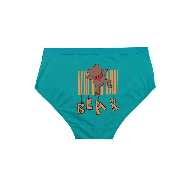 شورت نخی زنانه طرح خرس سایز 2XL مدل اسلیپ