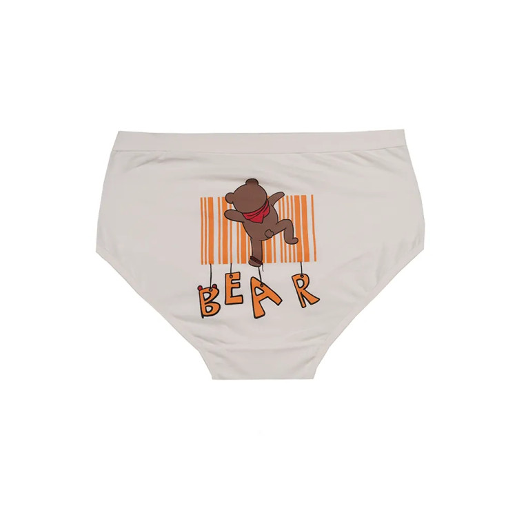 شورت نخی زنانه طرح خرس سایز 2XL مدل اسلیپ