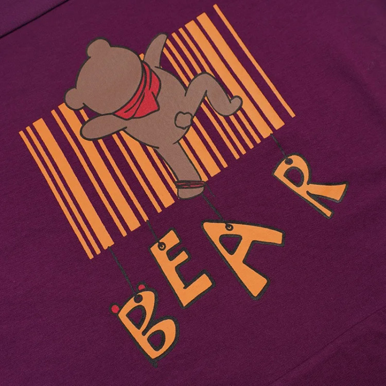 شورت نخی زنانه طرح خرس سایز 2XL مدل اسلیپ