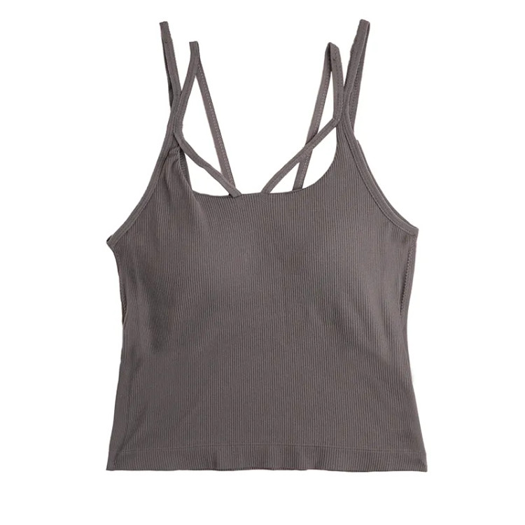 نیم تنه کاپ دار کبریتی زنانه با بندهای ضربدری - فری سایز