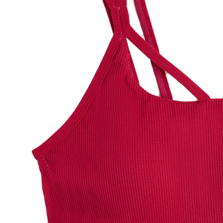 نیم تنه کاپ دار کبریتی زنانه با بندهای ضربدری - فری سایز