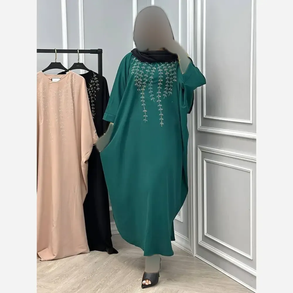 عبا زنانه مدل خوشه ای جنس الیزه سایز 38 تا 54