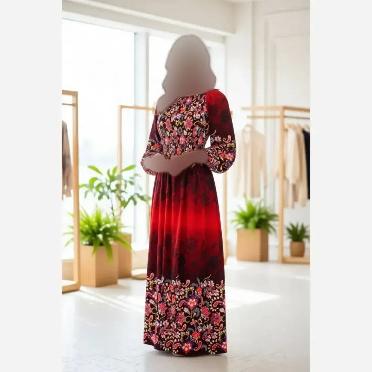 پیراهن ساحلی زنانه مدل سیمین جنس نخی خنک سایز 38 تا 50